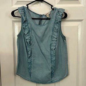 Chambray tank top